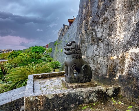 Ruins of the gates of Shuri Castle